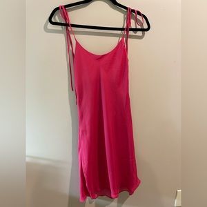 Size small line and dot slip dress